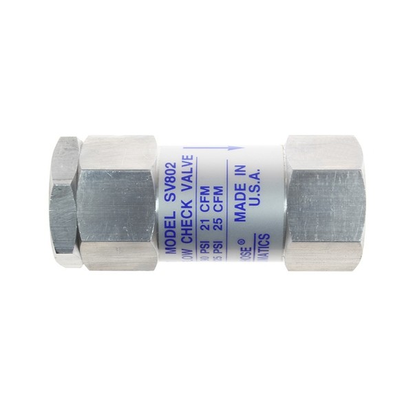 Coilhose Pneumatics Safety Excess Flow Check Valve 1/4" FPT SV802